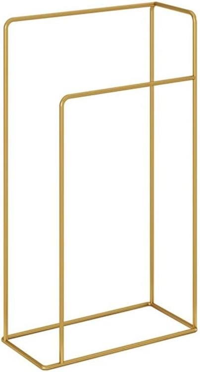 Indipendente Portasciugamani da terra for bagno Appendiabiti Portasciugamani(Gold,Grande)
