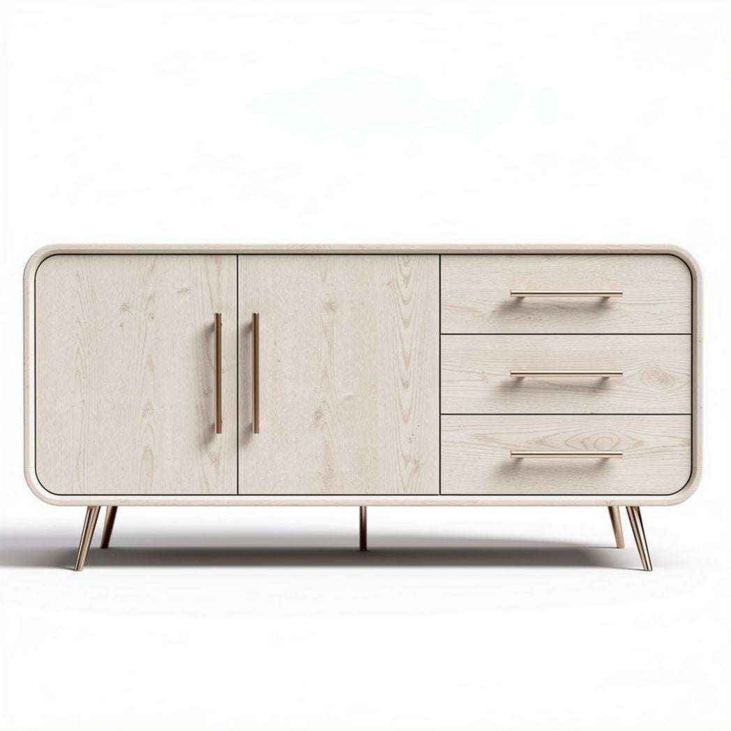 mobile bianco con finiture in metallo dimensioni 60 x 40 x 30cm