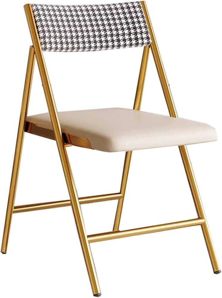 Sedie da Pranzo Pieghevoli con Seduta E Schienale Imbottiti per Uso Commerciale. Sedute Comode Ed Eleganti per Riunioni, Ricevimenti E Sale Formazione.,Metal