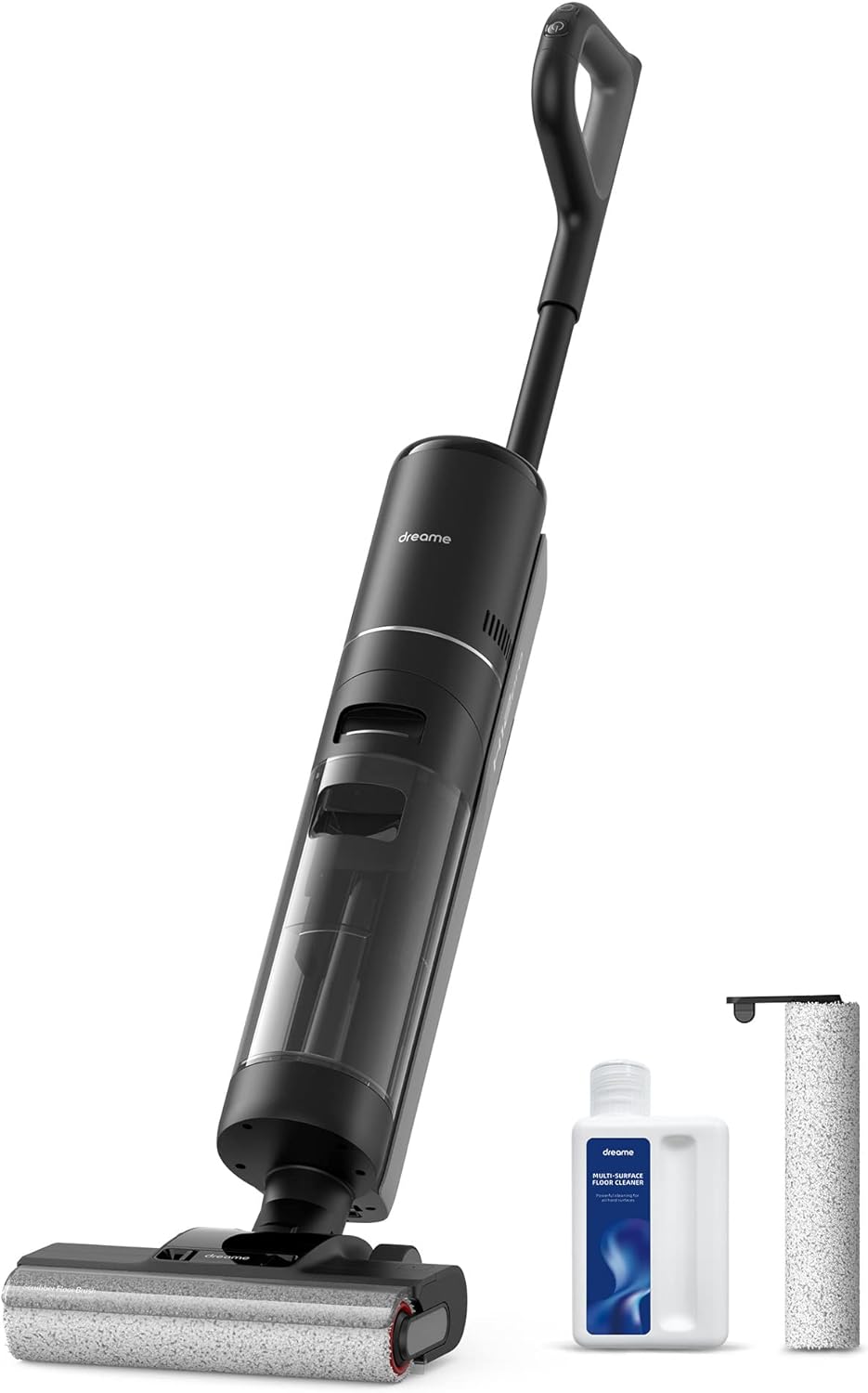 DREAME H12 Pro Aspirapolvere Lavapavimenti Senza Fili, Pulizia Bordi, Autopulente, Asciugatura ad Aria Calda, Serbatoio Acqua 900 ml, 35min Autonomia, Peli Animali Domestici, Pavimenti Duri