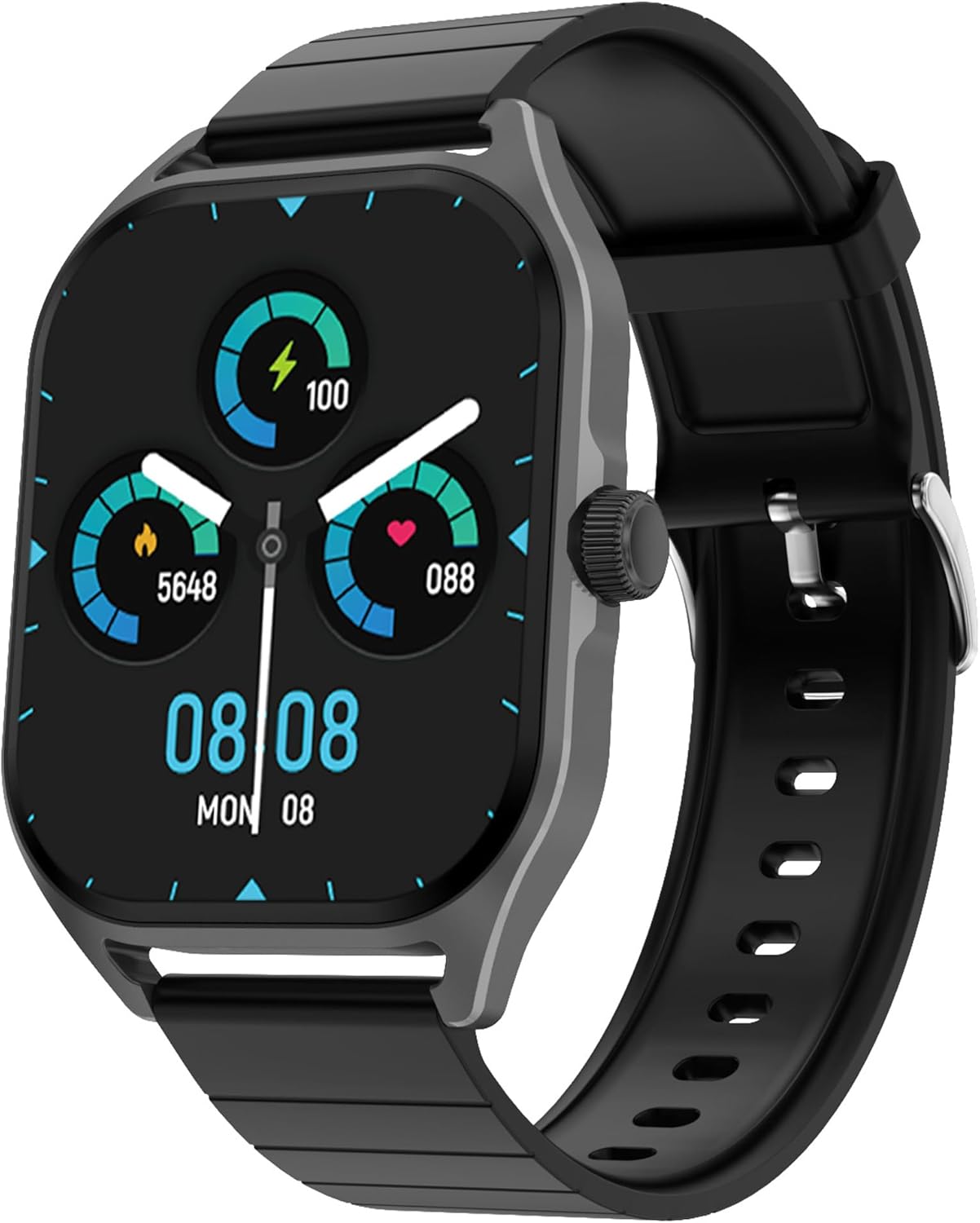 Orologio Intelligente per Uomini Orologi Intelligenti per Le Donne AMOLED 2.04 Make/Risposta Chiama Ossigeno nel Sangue Pressione sanguigna SnS/SMS Promemoria 150+ Monito WFJ