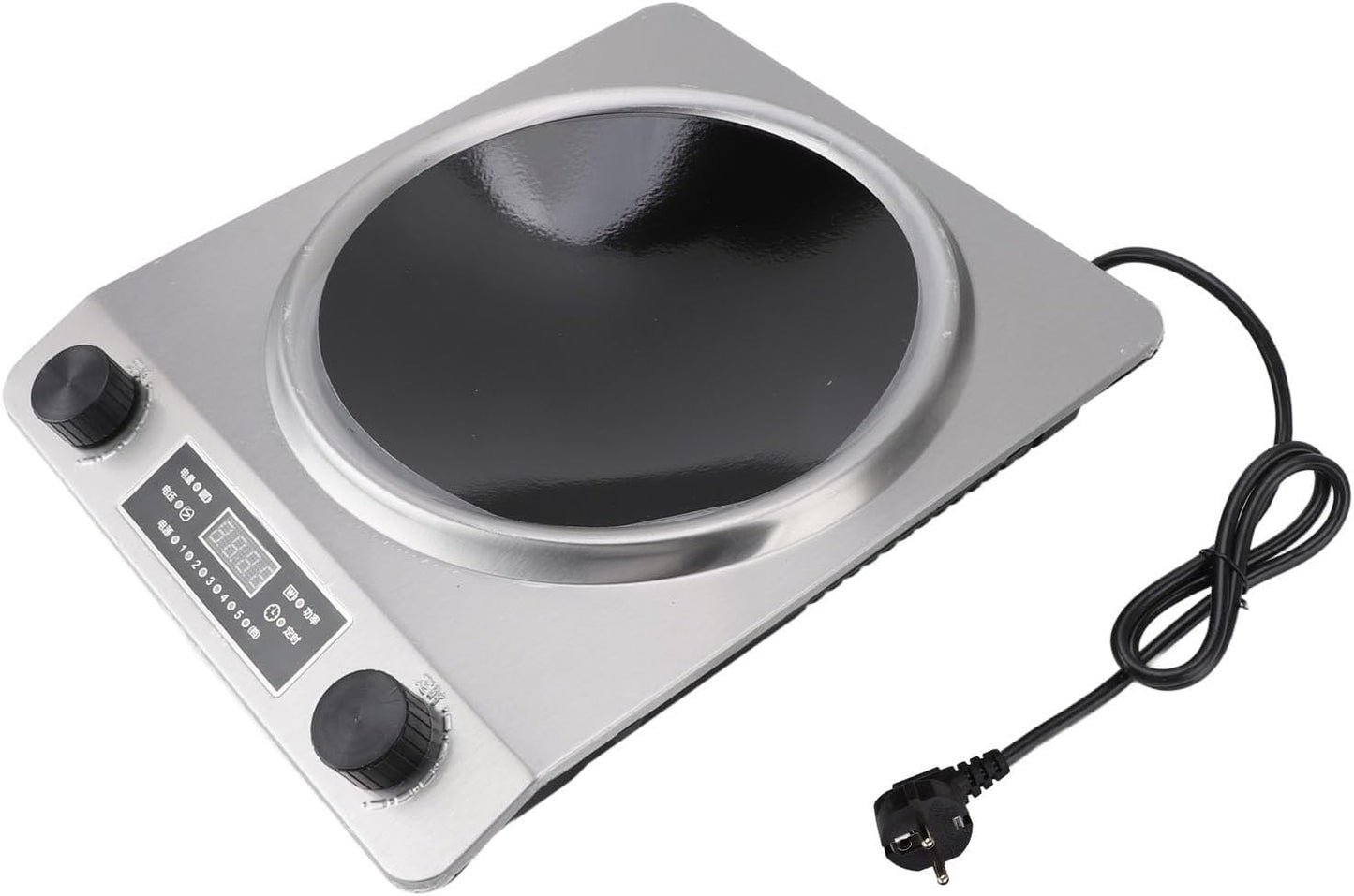 Piano Cottura A Induzione Portatile Bruciatore Singolo Da 3500 W Superficie Curva Con Controllo Touch Base Facile Da Lavare Per Riscaldamento Rapido, Acqua Bollente Veloce (2)
